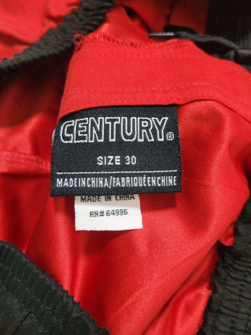 Century Martial Arts Red MMA Fight Shorts Size 30 Combat Athletic - Picture 6 of 7